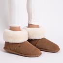 Ladies Albery Sheepskin Slipper Chestnut Extra Image 5 Preview